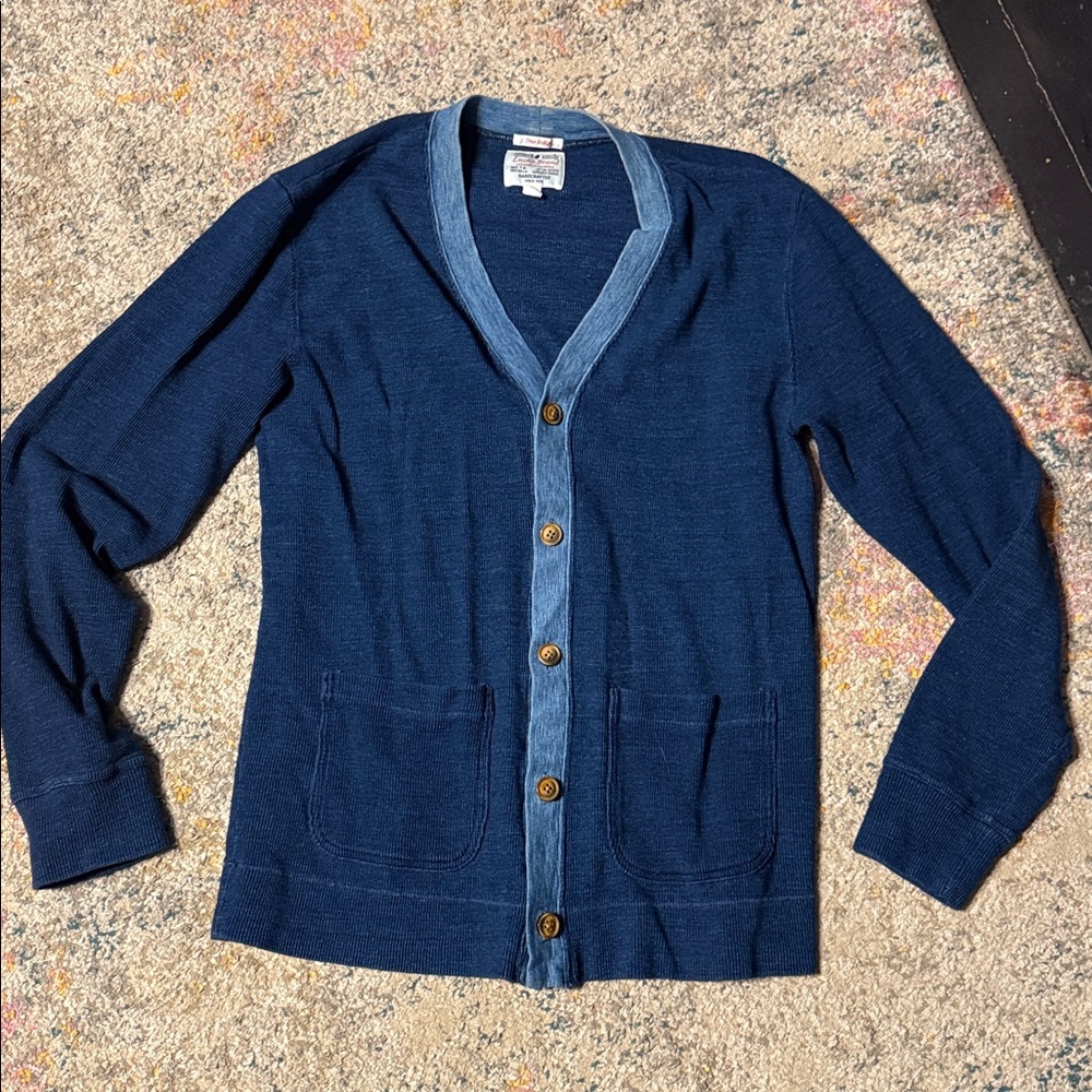 Lucky Brand True Indigo Oversized Cardigan M